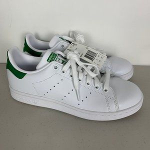 adidas Women's Stan Smith white/green size 7.5 Sneakers